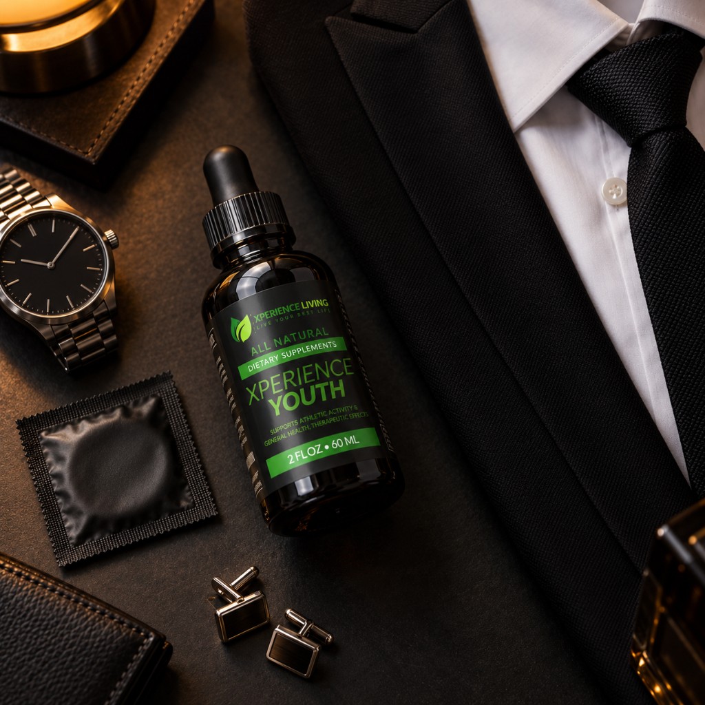 Xperience Youth Liquid bottle with watch and cufflinks